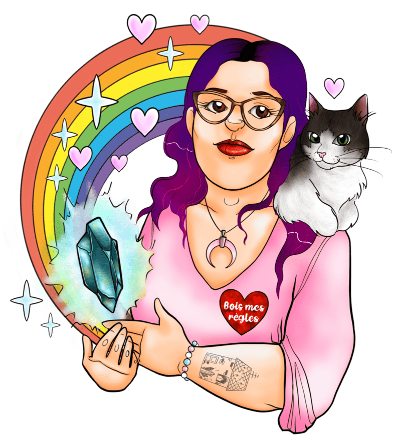illustration arc-en-ciel de Margot Corbeau de chez Rainbows Home